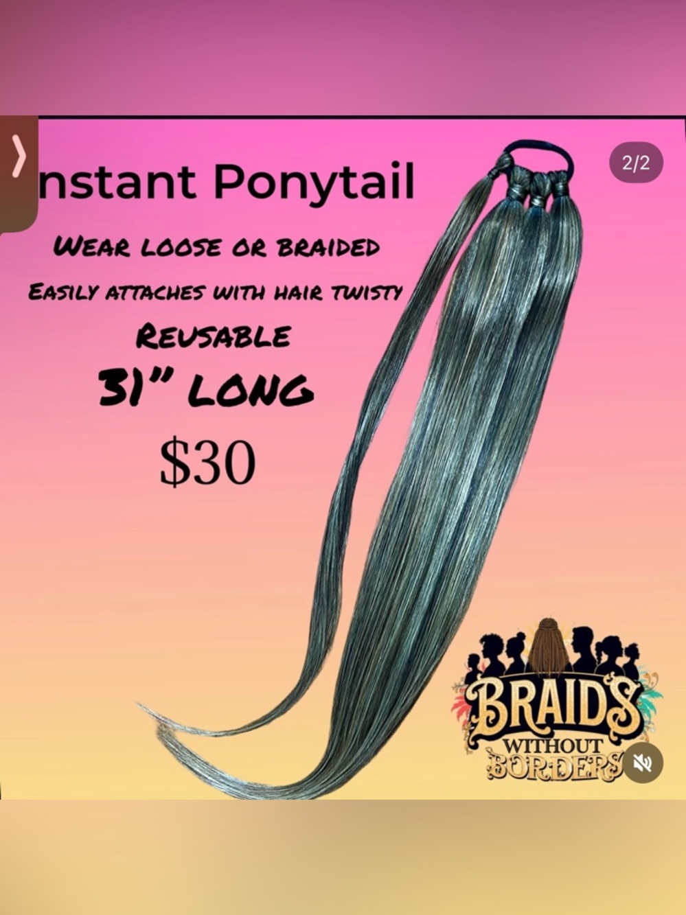 Ponytail Natural - Picture 2 of 2